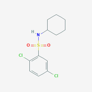 molecular formula C12H15Cl2NO2S B187959 2,5-dichloro-N-cyclohexylbenzenesulfonamide CAS No. 88522-14-9