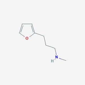 molecular formula C8H13NO B187960 (3-呋喃-2-基-丙基)-甲基-胺 CAS No. 17369-80-1