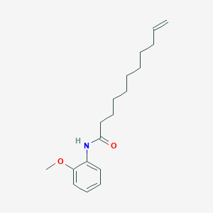 molecular formula C18H27NO2 B187962 10-Undecenamide, N-(2-methoxyphenyl)- CAS No. 76691-46-8