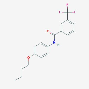 molecular formula C18H18F3NO2 B187969 N-(4-butoxyphenyl)-3-(trifluoromethyl)benzamide CAS No. 5924-30-1