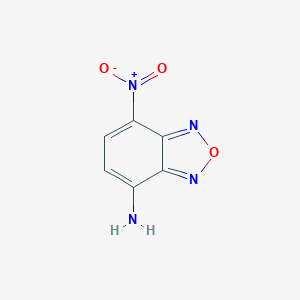 molecular formula C6H4N4O3 B187976 4-Amino-7-nitrobenzofurazan CAS No. 10199-91-4
