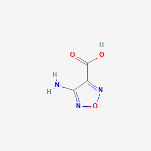 molecular formula C3H3N3O3 B187978 4-氨基-1,2,5-噁二唑-3-羧酸 CAS No. 78350-50-2