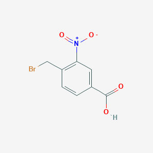 molecular formula C8H6BrNO4 B187983 4-(Bromomethyl)-3-nitrobenzoic acid CAS No. 55715-03-2