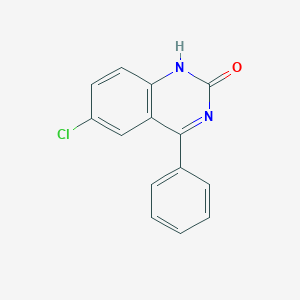 molecular formula C14H9ClN2O B187988 6-Chloro-4-phenyl-1H-quinazolin-2-one CAS No. 4797-43-7