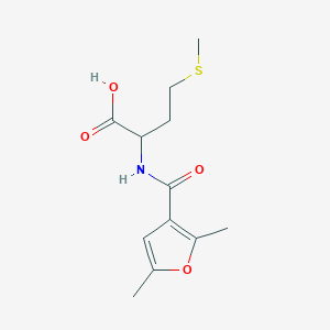 molecular formula C12H17NO4S B187991 2-[(2,5-Dimethyl-furan-3-carbonyl)-amino]-4-methylsulfanyl-butyric acid CAS No. 318466-02-3
