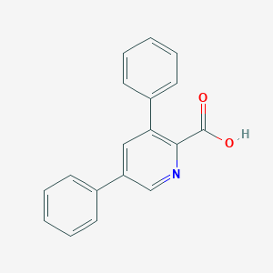 molecular formula C18H13NO2 B187999 3,5-Diphenylpyridine-2-carboxylic acid CAS No. 101605-25-8