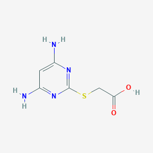 B188002 2-((4,6-Diaminopyrimidin-2-yl)thio)acetic acid CAS No. 6638-40-0