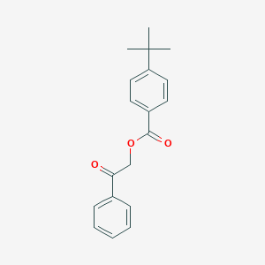 molecular formula C19H20O3 B188009 2-Oxo-2-phenylethyl 4-tert-butylbenzoate CAS No. 63370-06-9