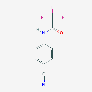 molecular formula C9H5F3N2O B188017 N-(4-cyanophenyl)-2,2,2-trifluoroacetamide CAS No. 62926-88-9