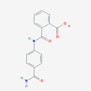 2-[(4-Carbamoylphenyl)carbamoyl]benzoic acid