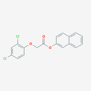 Acetic acid, (2,4-dichlorophenoxy)-, 2-naphthalenyl ester