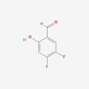 molecular formula C7H4F2O2 B188027 4,5-Difluoro-2-hydroxybenzaldehyde CAS No. 199287-52-0
