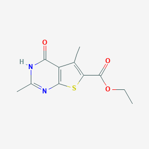 Ethyl 2,5-dimethyl-4-oxo-3,4-dihydrothieno[2,3-d]pyrimidine-6-carboxylate