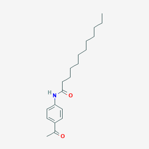 molecular formula C20H31NO2 B188045 N-(4-acetylphenyl)dodecanamide CAS No. 355370-54-6