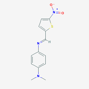 molecular formula C13H13N3O2S B188048 1,4-Benzenediamine, N,N-dimethyl-N'-[(5-nitro-2-thienyl)methylene]- CAS No. 126893-36-5
