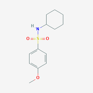 molecular formula C13H19NO3S B188049 N-cyclohexyl-4-methoxybenzenesulfonamide CAS No. 169945-43-1