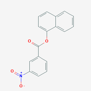 molecular formula C17H11NO4 B188050 Naphthalen-1-yl 3-nitrobenzoate CAS No. 5221-75-0