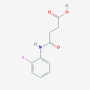 molecular formula C10H10INO3 B188058 4-(2-Iodoanilino)-4-oxobutanoic acid CAS No. 62134-46-7
