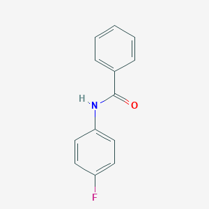 molecular formula C13H10FNO B188065 N-(4-fluorophenyl)benzamide CAS No. 366-75-6