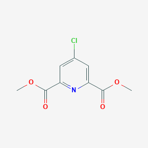 molecular formula C9H8ClNO4 B188069 Dimethyl 4-chloropyridine-2,6-dicarboxylate CAS No. 5371-70-0
