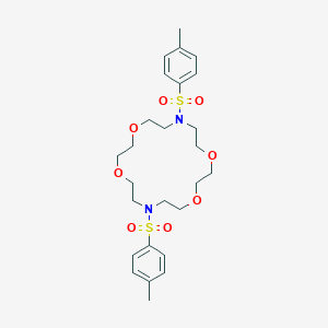 molecular formula C26H38N2O8S2 B188075 7,16-Bis[(4-methylphenyl)sulfonyl]-1,4,10,13-tetraoxa-7,16-diazacyclooctadecane CAS No. 52601-78-2