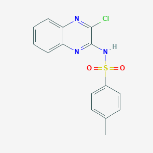 molecular formula C15H12ClN3O2S B188076 N-(3-chloroquinoxalin-2-yl)-4-methylbenzenesulfonamide CAS No. 4029-41-8