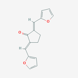 molecular formula C15H12O3 B188082 2,5-Difurfurylidenecyclopentanone CAS No. 1026-78-4