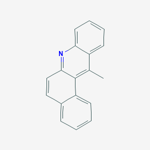 molecular formula C18H13N B188085 12-methylbenzo[a]acridine CAS No. 3340-93-0