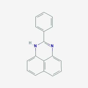 molecular formula C17H12N2 B188097 2-phenyl-1H-perimidine CAS No. 15666-84-9