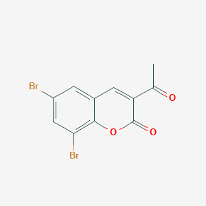 molecular formula C11H6Br2O3 B188104 3-acetyl-6,8-dibromo-2H-chromen-2-one CAS No. 2199-92-0