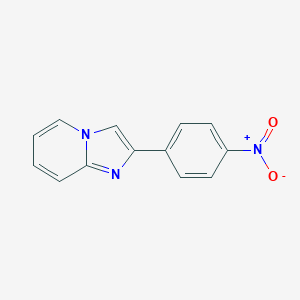 molecular formula C13H9N3O2 B188108 2-(4-Nitrophenyl)imidazo[1,2-a]pyridine CAS No. 3323-26-0