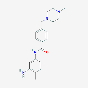 molecular formula C20H26N4O B018812 N-(3-amino-4-methylphenyl)-4-((4-methylpiperazin-1-yl)methyl)benzamide CAS No. 581076-63-3