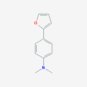 molecular formula C12H13NO B188120 2-(4-Dimethylaminophenyl)furan CAS No. 100191-85-3