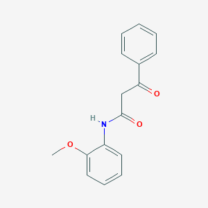 molecular formula C16H15NO3 B188121 2-Benzoyl-2'-methoxyacetanilide CAS No. 92-16-0