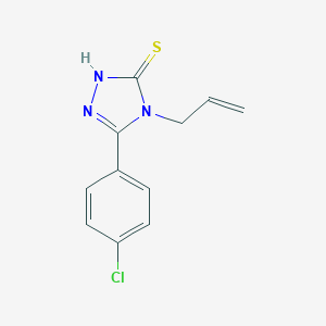molecular formula C11H10ClN3S B188129 4-allyl-5-(4-chlorophenyl)-4H-1,2,4-triazole-3-thiol CAS No. 91092-12-5