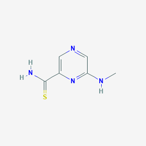 molecular formula C6H8N4S B188133 6-(Methylamino)pyrazine-2-carbothioamide CAS No. 66996-92-7