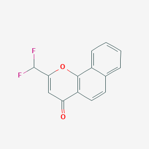 B188138 2-(Difluoromethyl)benzo[h]chromen-4-one CAS No. 5490-18-6
