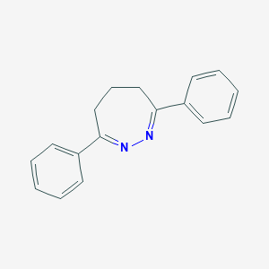 molecular formula C17H16N2 B188149 3,7-diphenyl-5,6-dihydro-4H-1,2-diazepine CAS No. 13338-06-2