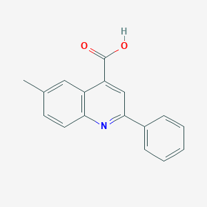 6-Methyl-2-phenylquinoline-4-carboxylic acid
