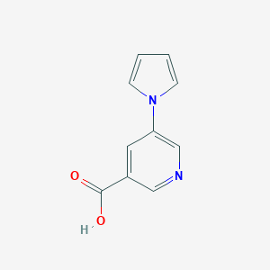 molecular formula C10H8N2O2 B188153 5-(1H-pyrrol-1-yl)nicotinic acid CAS No. 690632-31-6