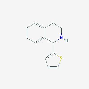 molecular formula C13H13NS B188154 1-(Thiophen-2-yl)-1,2,3,4-tetrahydroisoquinoline CAS No. 120086-35-3
