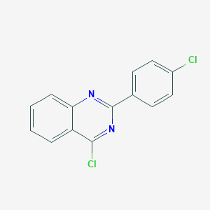 molecular formula C14H8Cl2N2 B188162 4-Chloro-2-(4-chlorophenyl)quinazoline CAS No. 59490-94-7