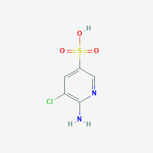 6-Amino-5-chloropyridine-3-sulfonic acid