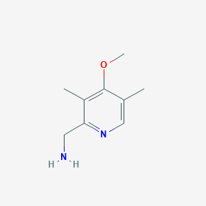 molecular formula C9H14N2O B188171 (4-Methoxy-3,5-dimethylpyridin-2-yl)methanamine CAS No. 130000-78-1