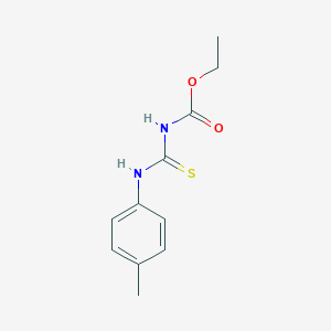 molecular formula C11H14N2O2S B188173 ethyl N-[(4-methylphenyl)carbamothioyl]carbamate CAS No. 52009-44-6