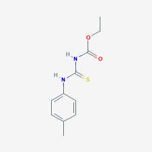 molecular formula C11H14N2O2S B188173 Carbamic acid, [[(4-methylphenyl)amino]thioxomethyl]-, ethyl ester CAS No. 52009-44-6