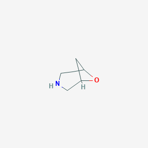molecular formula C5H9NO B188176 6-Oxa-3-azabicyclo[3.1.1]heptane CAS No. 112461-31-1