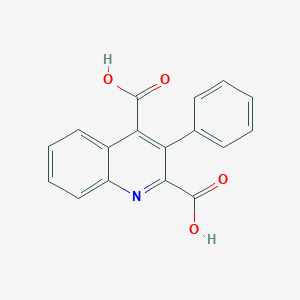molecular formula C17H11NO4 B188187 3-Phenylquinoline-2,4-dicarboxylic acid CAS No. 19585-90-1