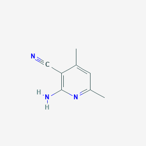 molecular formula C8H9N3 B188196 2-Amino-4,6-dimethylnicotinonitrile CAS No. 5468-34-8