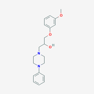 1-(3-Methoxyphenoxy)-3-(4-phenylpiperazin-1-yl)propan-2-ol